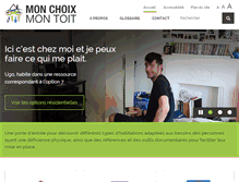 Tablet Screenshot of monchoixmontoit.com